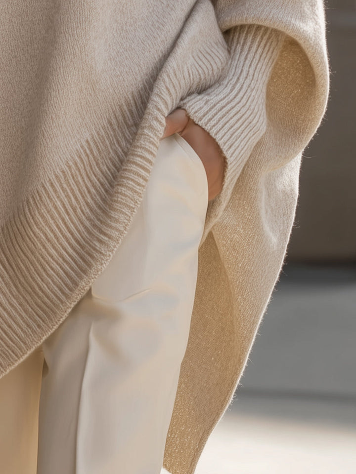 Elowra™ Asymmetric Knit Sweater