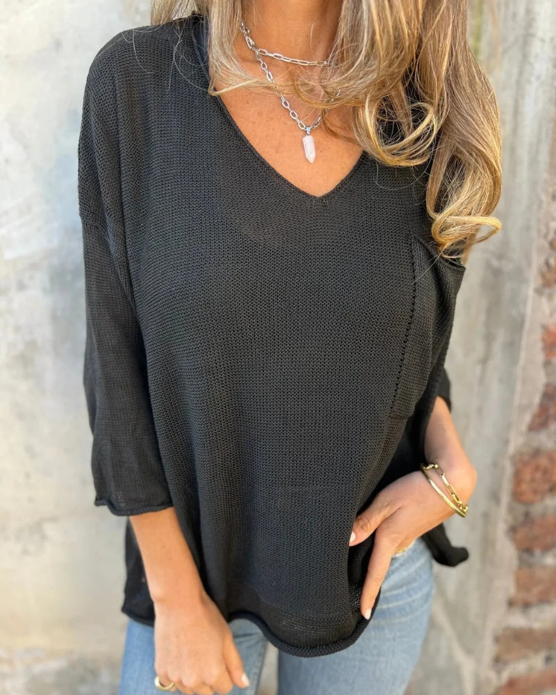 Zynora™ Relaxed Knit Top