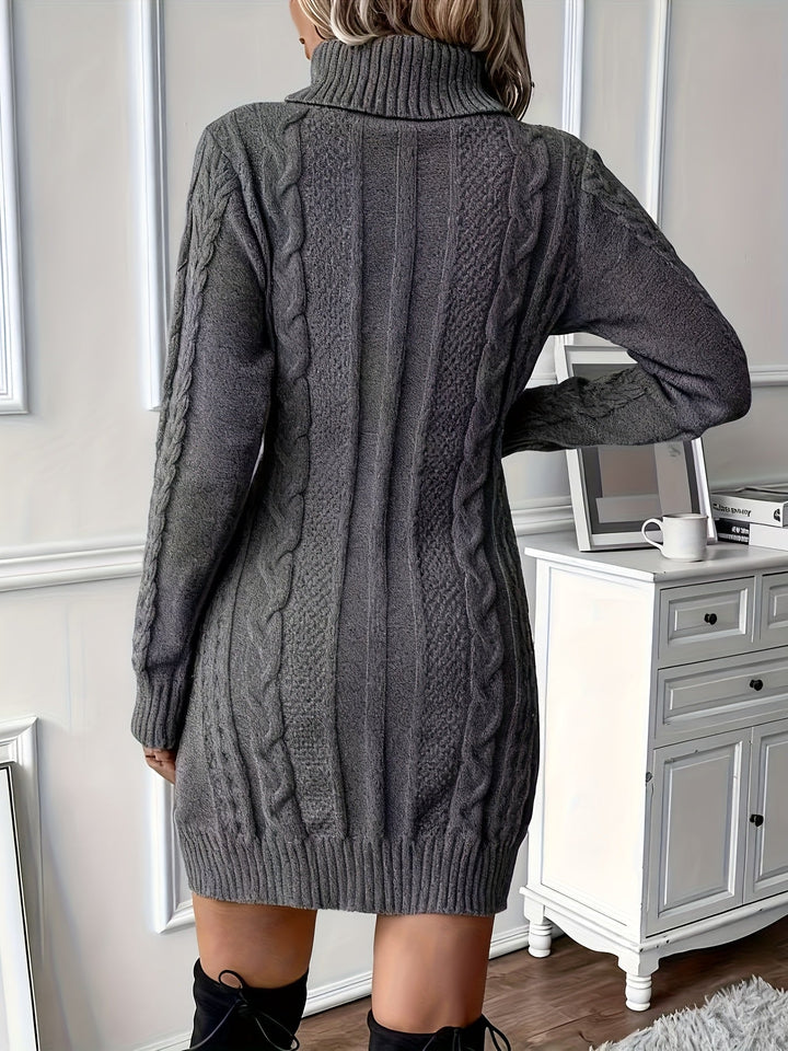 Marelyn™ Knit Turtleneck Dress