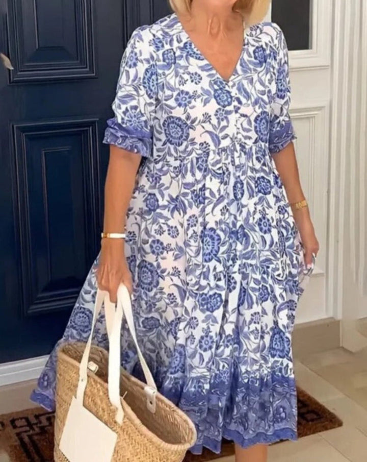 Florivelle™ Floral Midi Dress