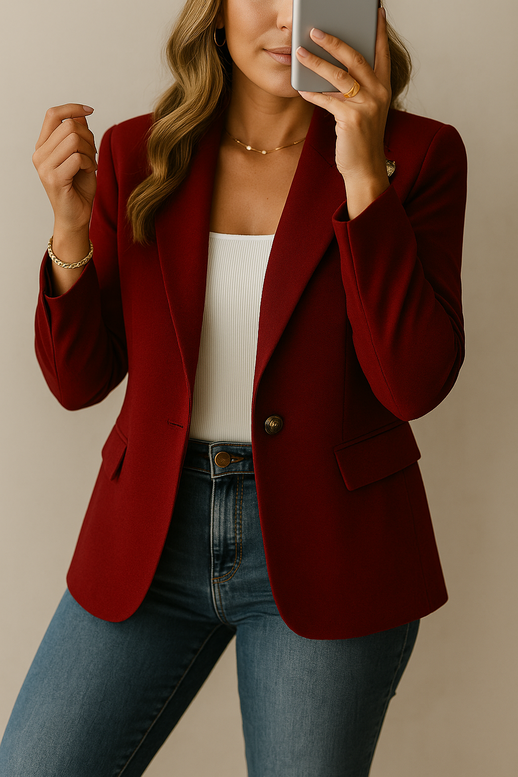 Amara™ – Tailored Classic Blazer