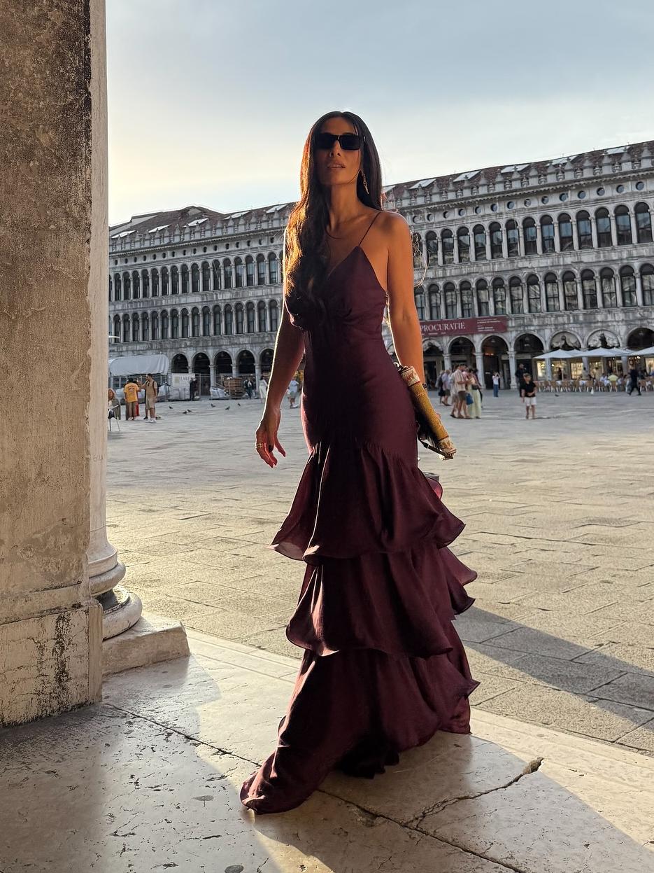 Seravine™ Elegant Ruffle Maxi Dress