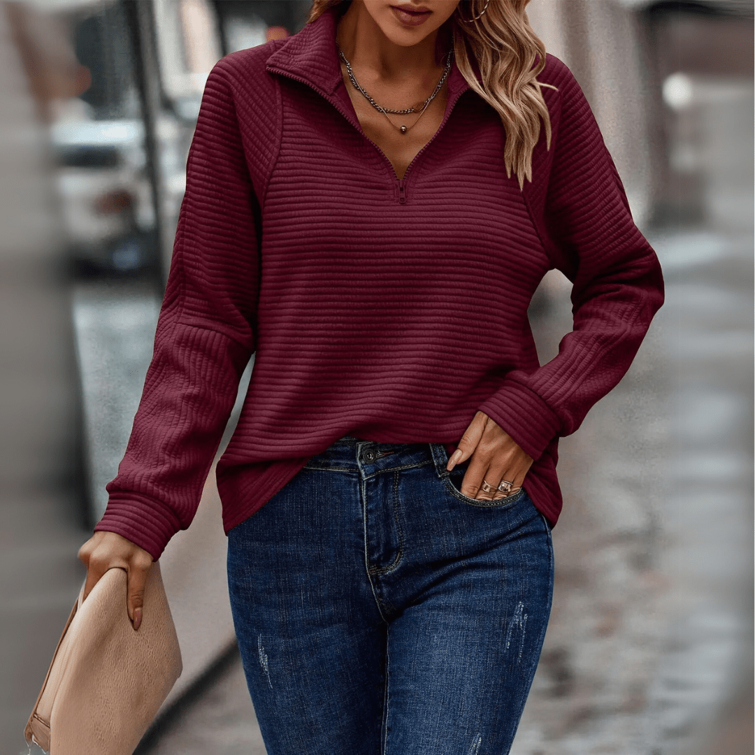 Arivelle™ Quarter Zip Sweatshirt