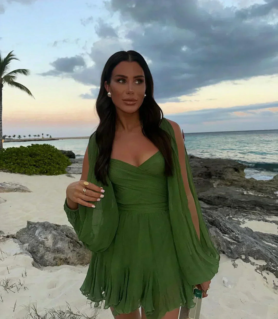 Avrielle™ Chiffon Mini Dress