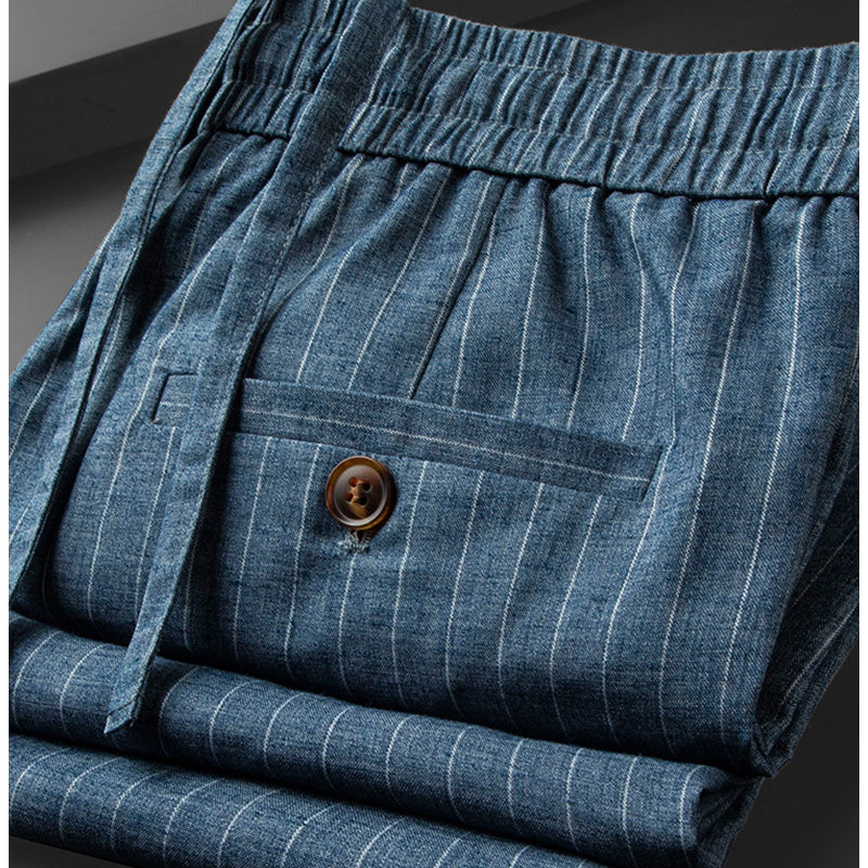 Callum™ – Classic Blue Pinstripe Pants