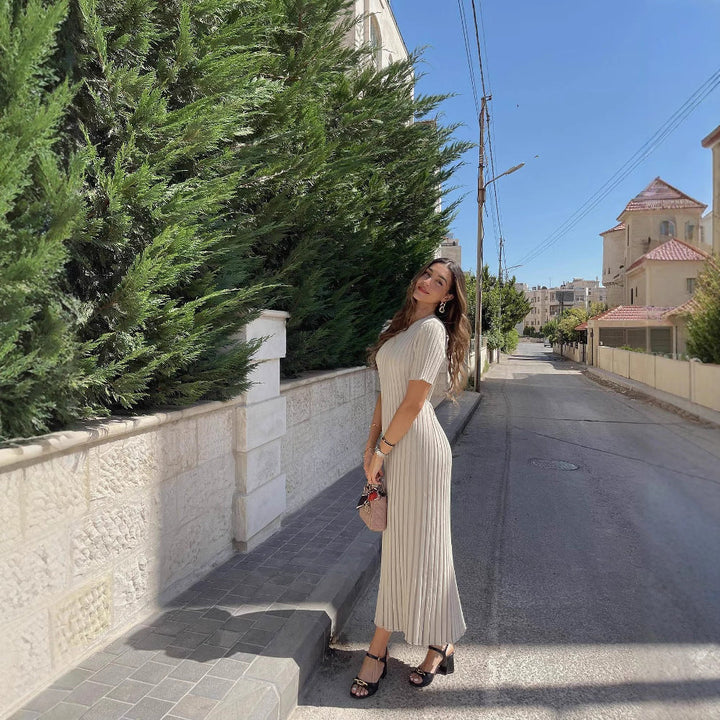 Marcellia™ Pleated Midi Dress