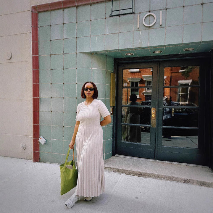 Marcellia™ Pleated Midi Dress