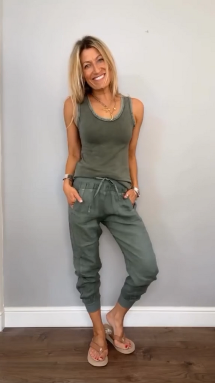 Layla™ – Cotton Tank & Jogger Set