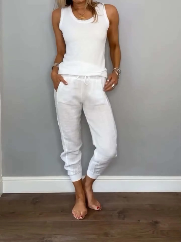 Layla™ – Cotton Tank & Jogger Set