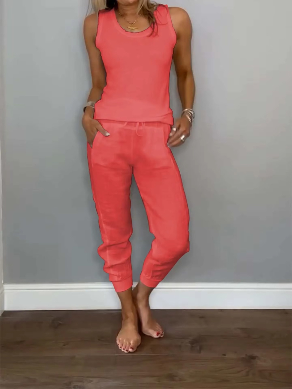 Layla™ – Cotton Tank & Jogger Set