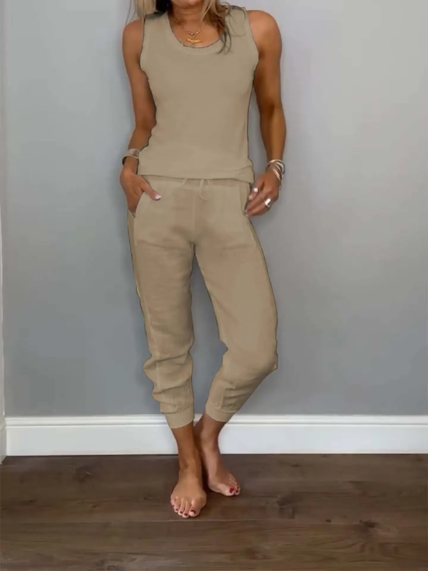 Layla™ – Cotton Tank & Jogger Set
