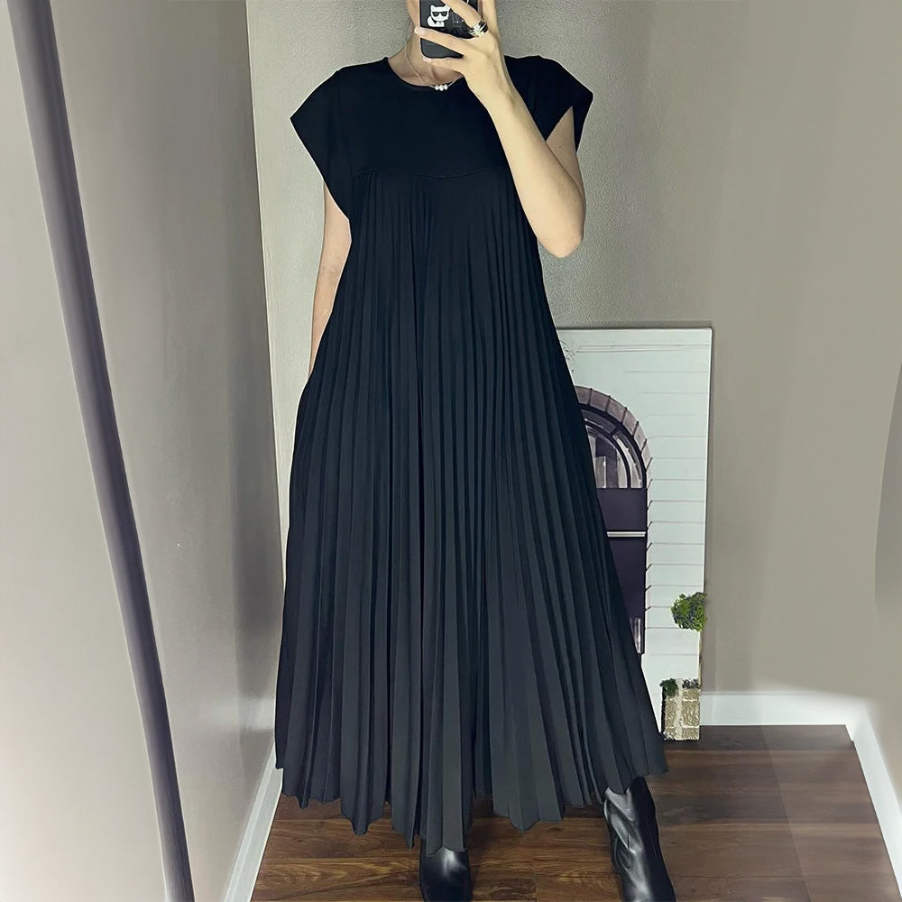 Melvaya™ Pleated Midi Dress
