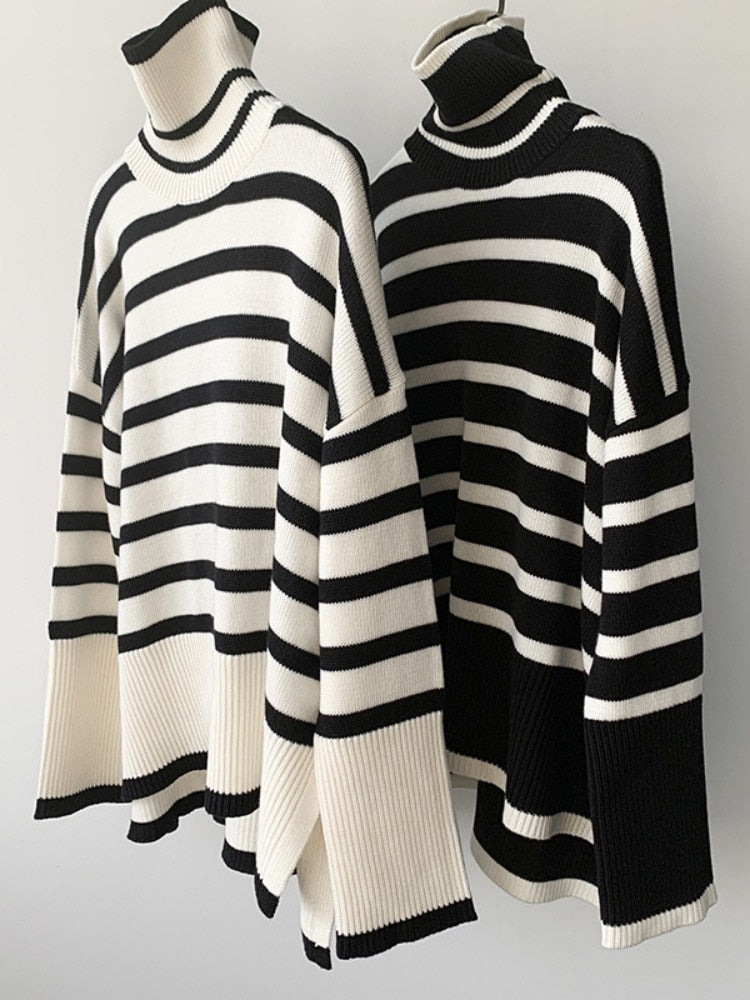 Marceri™ Striped Knit Sweater