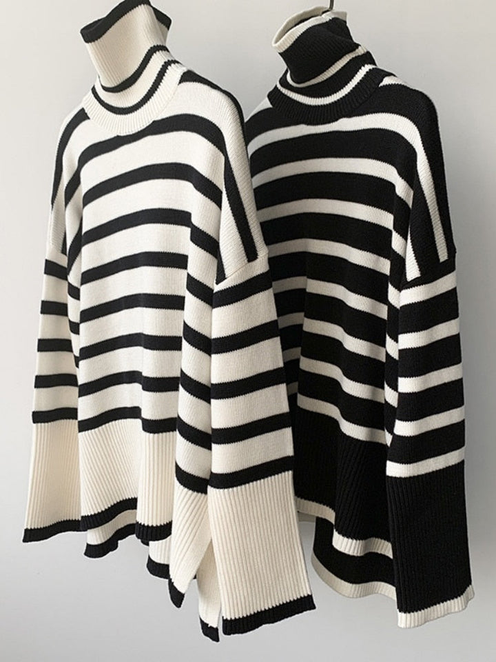 Marceri™ Striped Knit Sweater