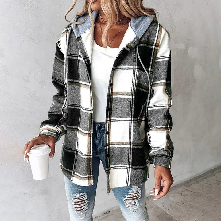 Kavina™ Plaid Hoodie Jacket