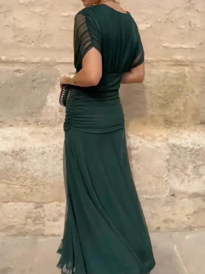 Elarine™ Off-Shoulder Midi Dress