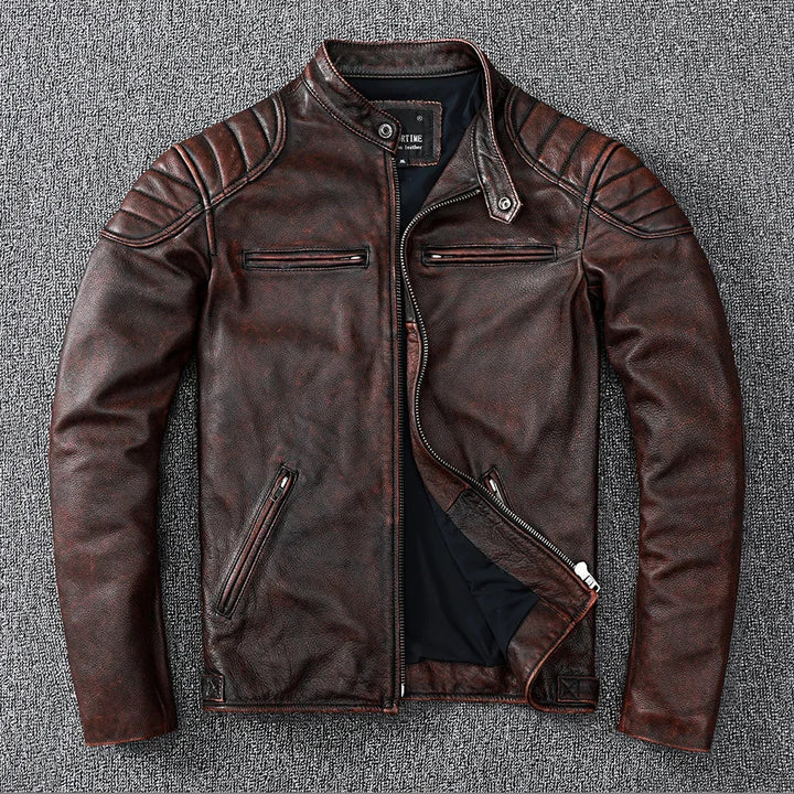 Ravence™ Classic Leather Jacket