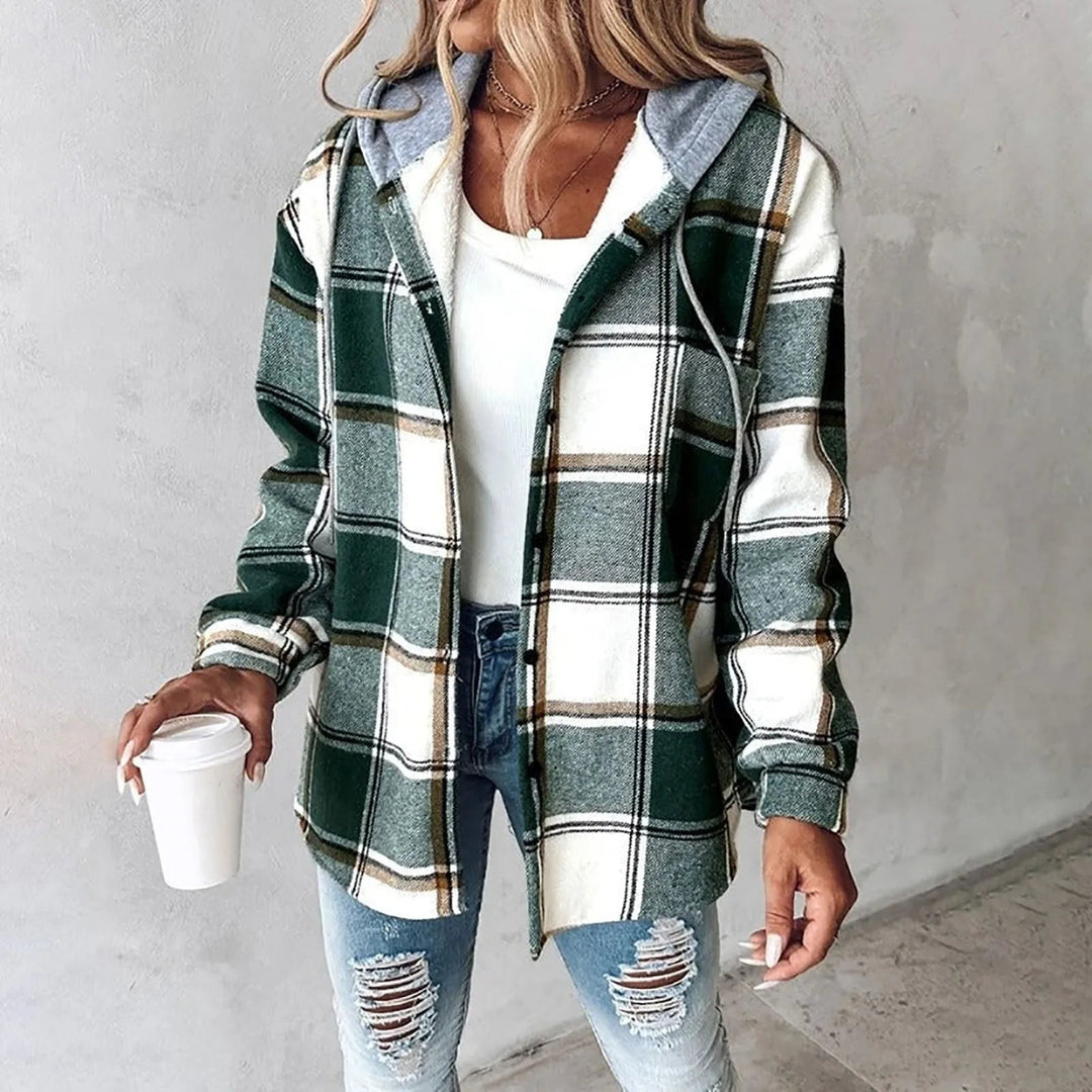 Kavina™ Plaid Hoodie Jacket