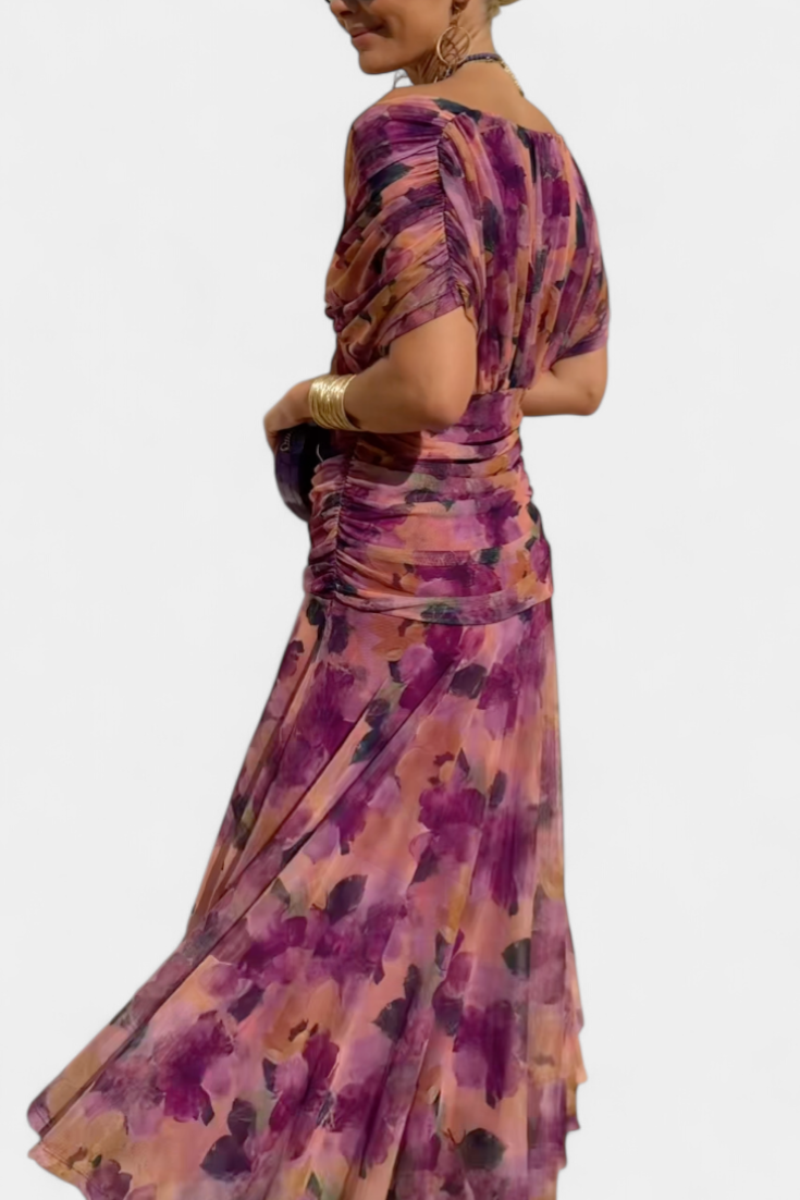 Elarine™ Off-Shoulder Midi Dress