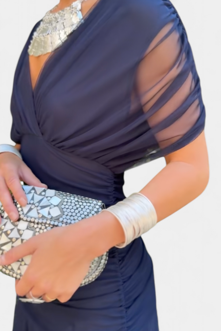 Elarine™ Off-Shoulder Midi Dress