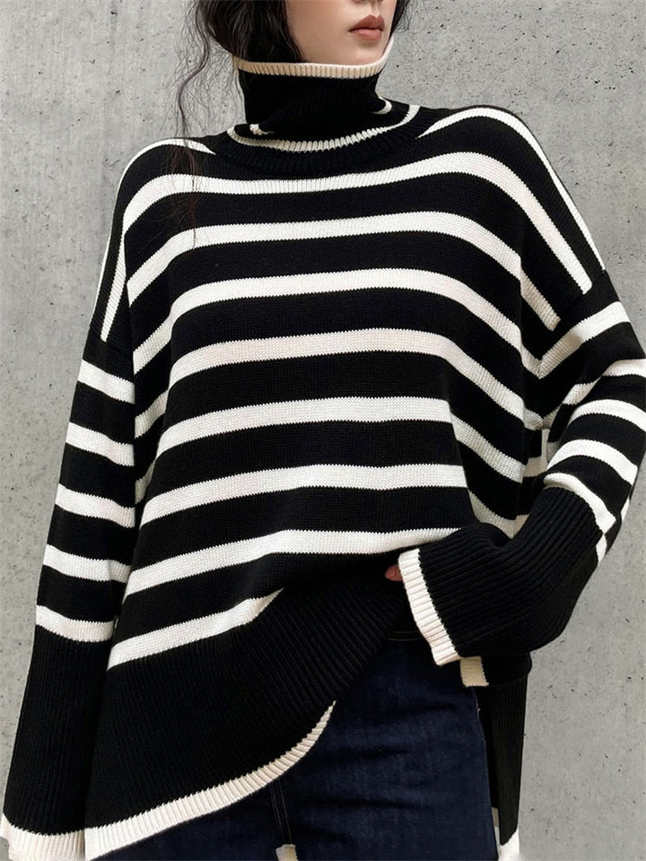 Marceri™ Striped Knit Sweater