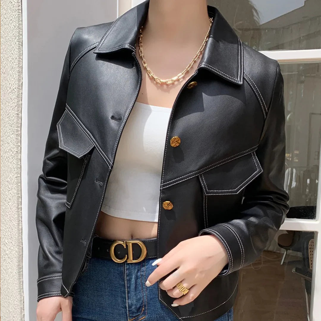 Marcella™ Classic Leather Jacket