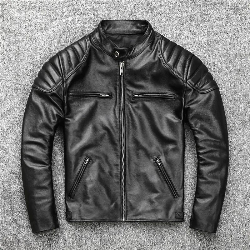 Ravence™ Classic Leather Jacket