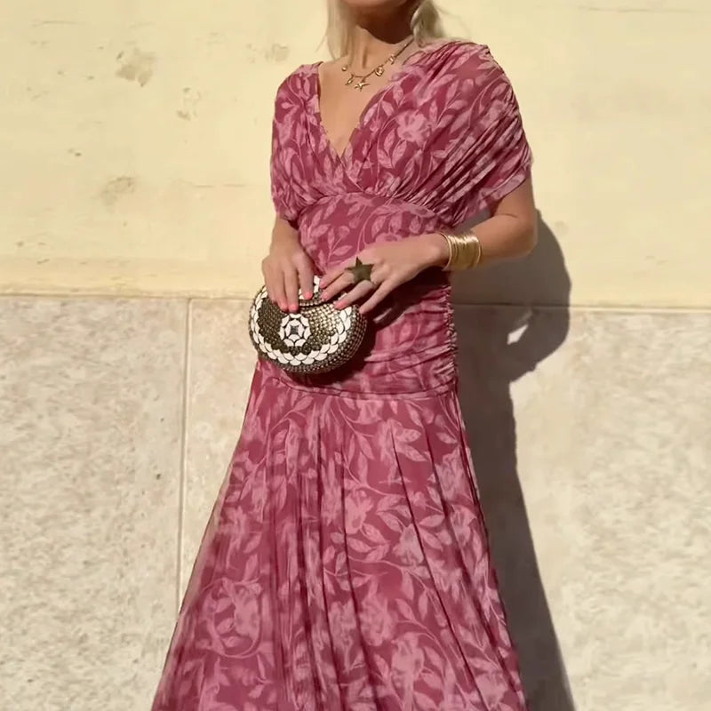 Elarine™ Off-Shoulder Midi Dress