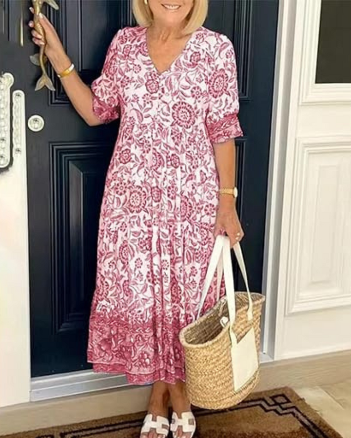 Florivelle™ Floral Midi Dress