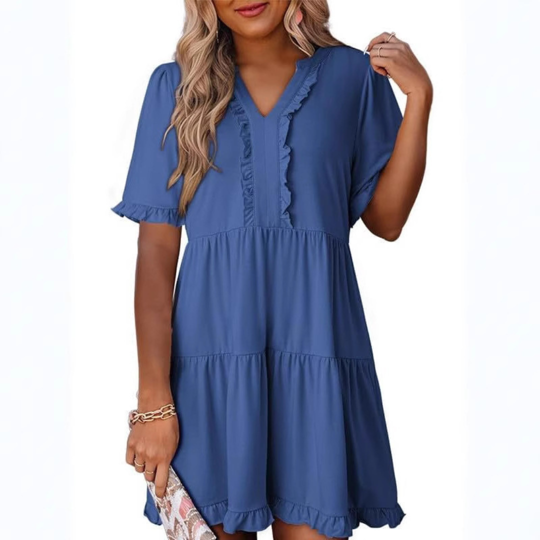 Lunira™ Ruffle Mini Dress