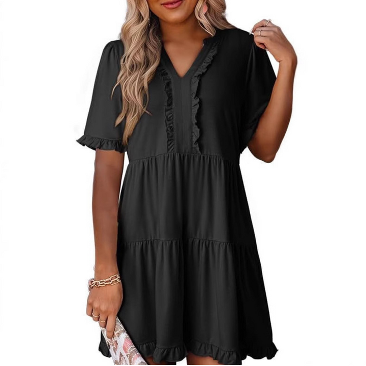 Lunira™ Ruffle Mini Dress