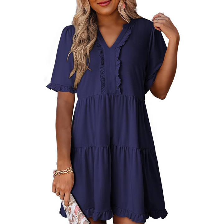 Lunira™ Ruffle Mini Dress