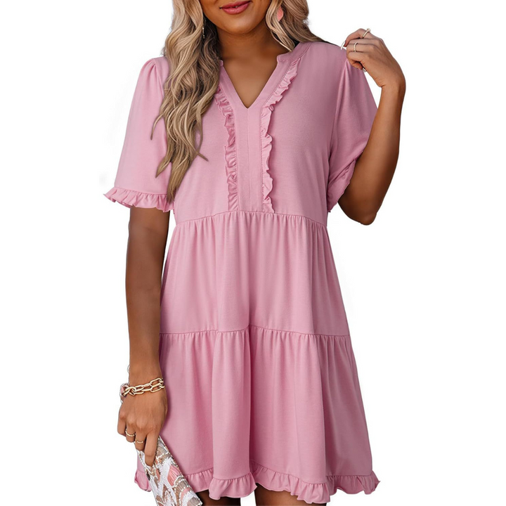 Lunira™ Ruffle Mini Dress