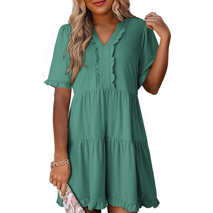 Lunira™ Ruffle Mini Dress