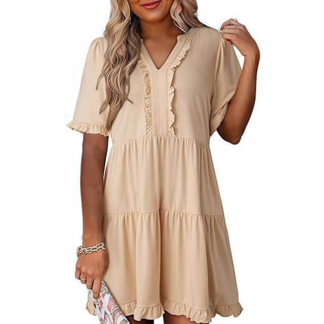 Lunira™ Ruffle Mini Dress