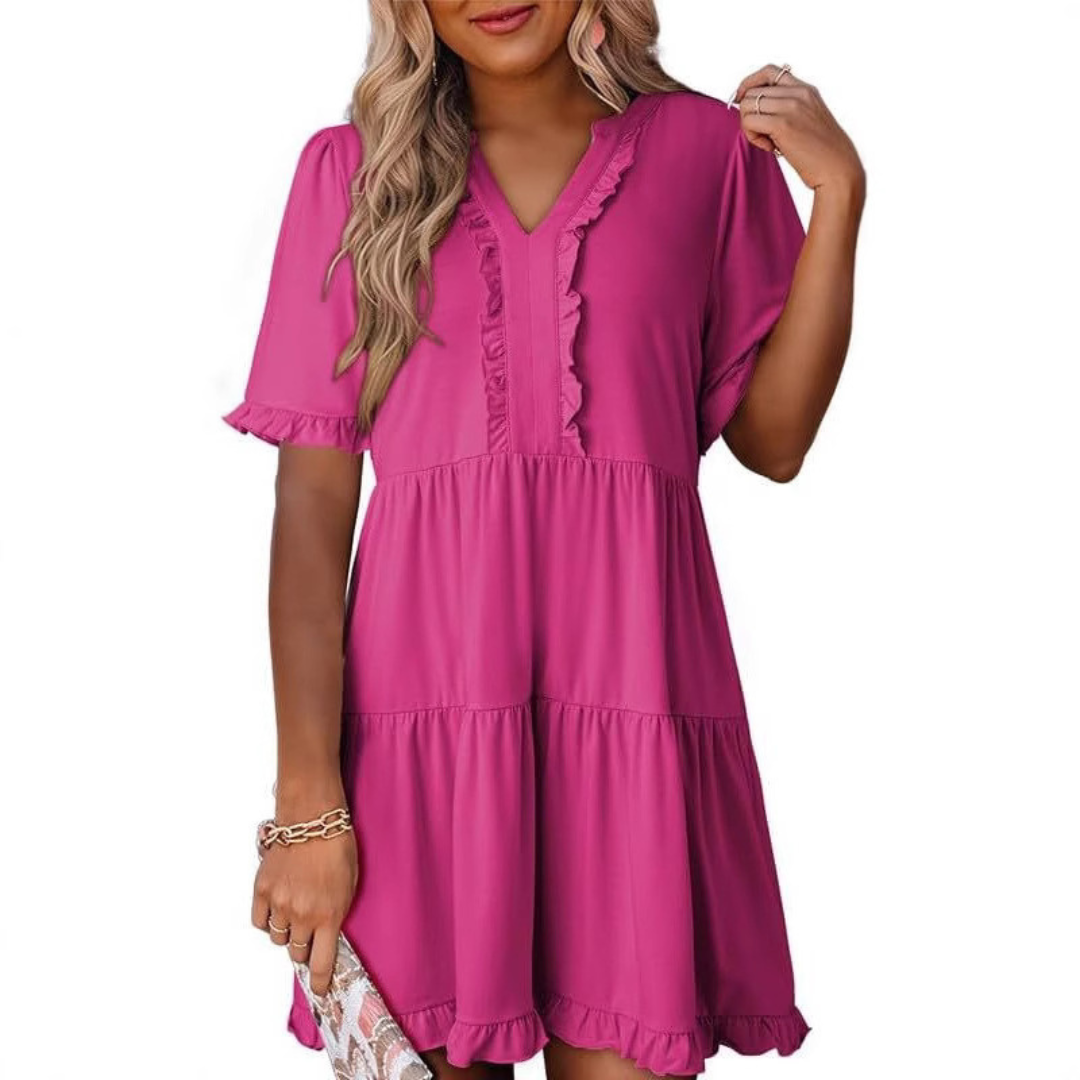 Lunira™ Ruffle Mini Dress