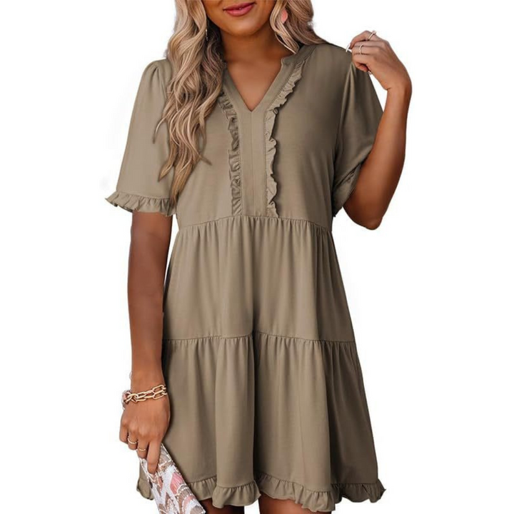 Lunira™ Ruffle Mini Dress