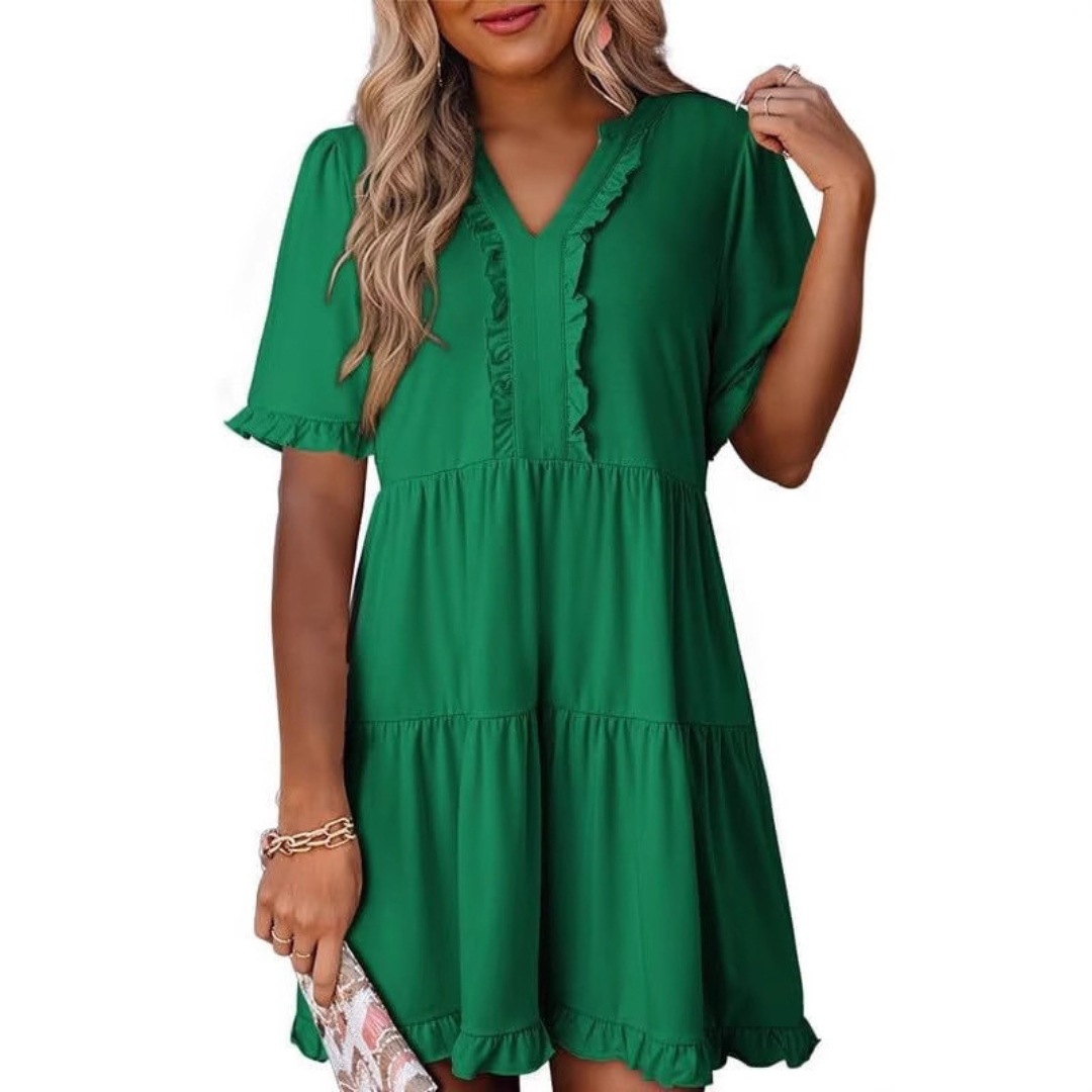 Lunira™ Ruffle Mini Dress
