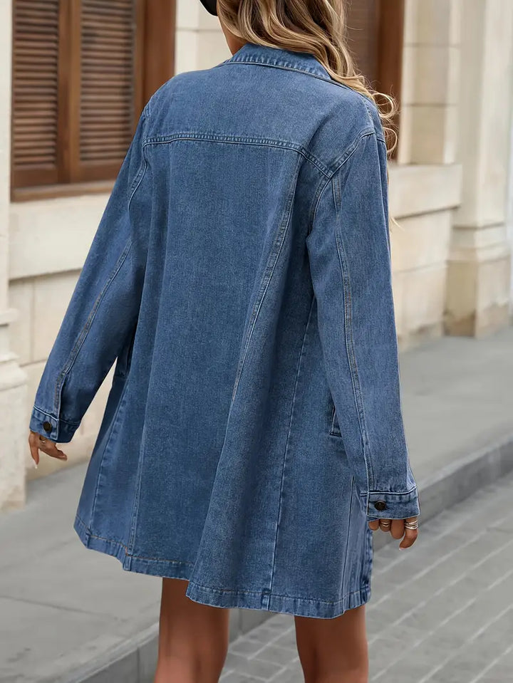 Brielle™ Longline Denim Shacket
