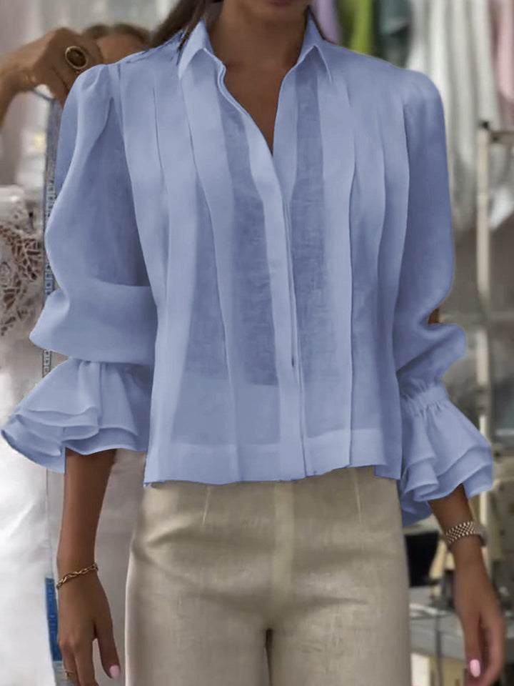 Elanora™ Ruffle Sleeve Blouse
