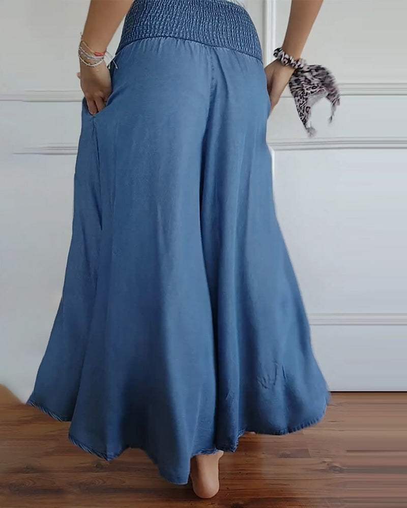 Zara™ – Smocked Waist Flow Pants