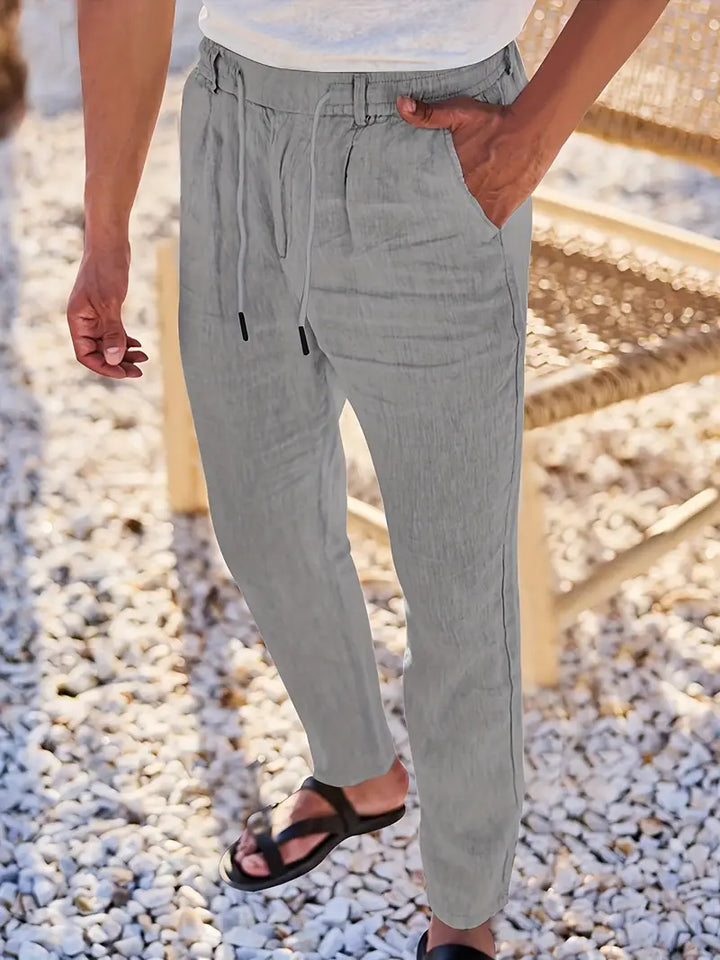 Soren™ – Coastal Linen Drawstring Pants
