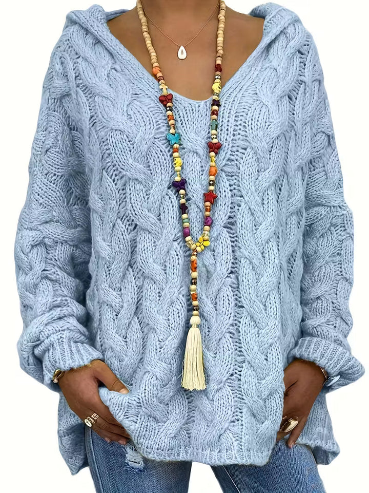 Alvyna™ Cable Knit Hoodie