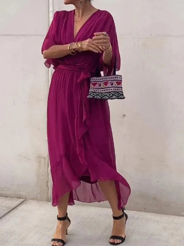Liraina™ Chiffon Wrap Dress