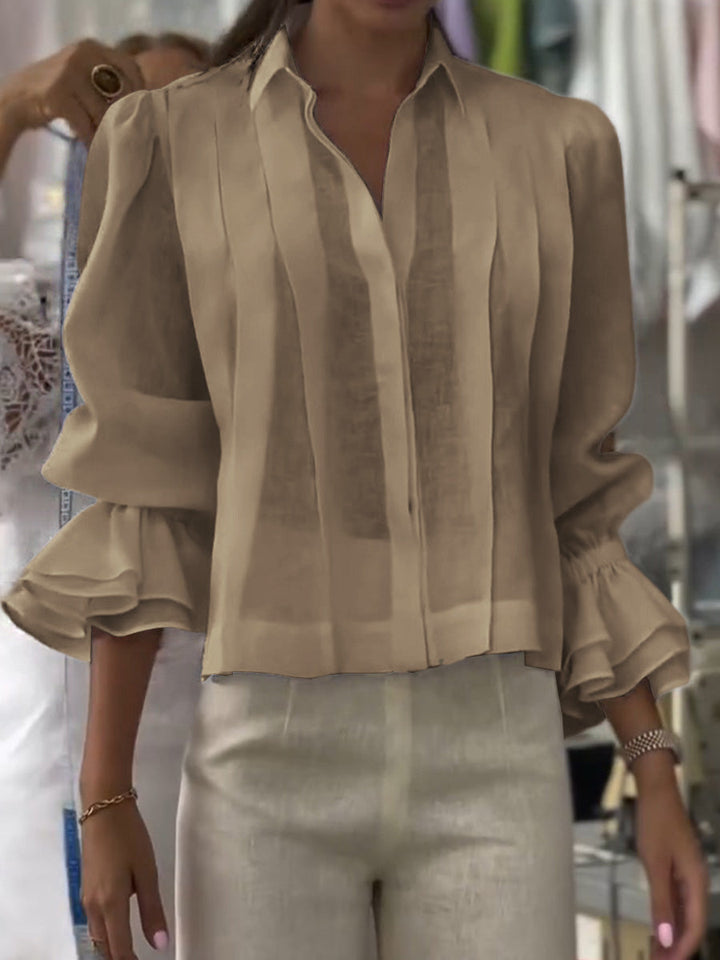Elanora™ Ruffle Sleeve Blouse