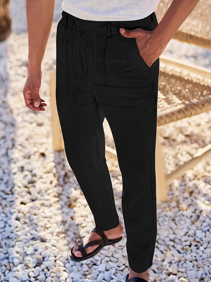 Soren™ – Coastal Linen Drawstring Pants