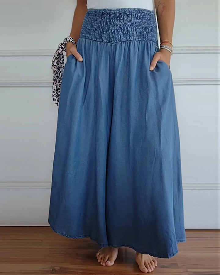 Zara™ – Smocked Waist Flow Pants
