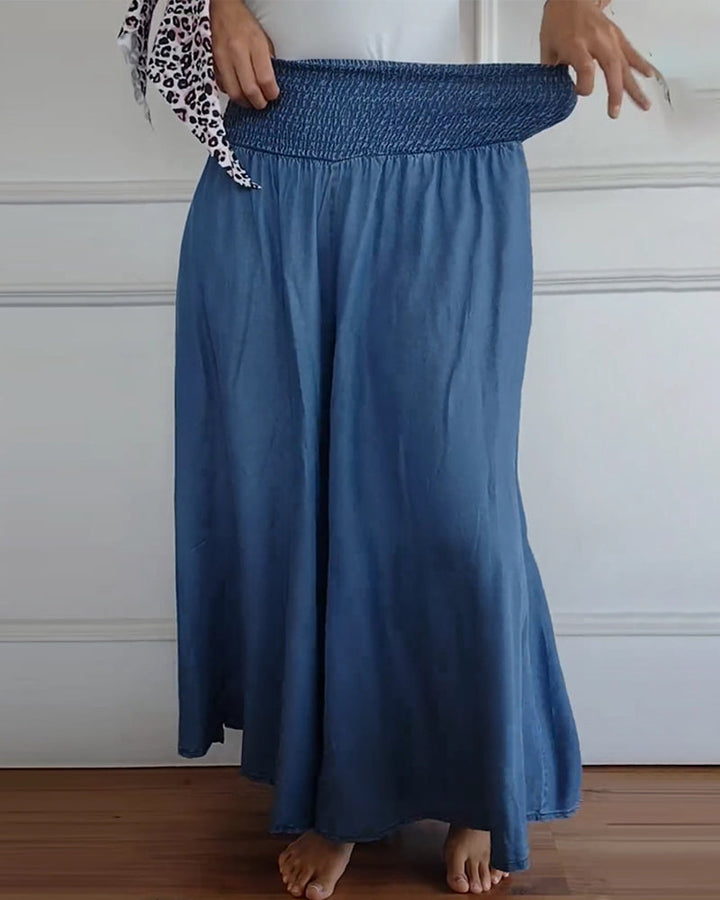 Zara™ – Smocked Waist Flow Pants