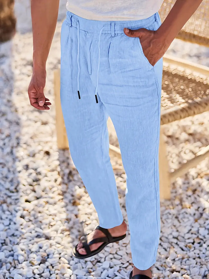 Soren™ – Coastal Linen Drawstring Pants