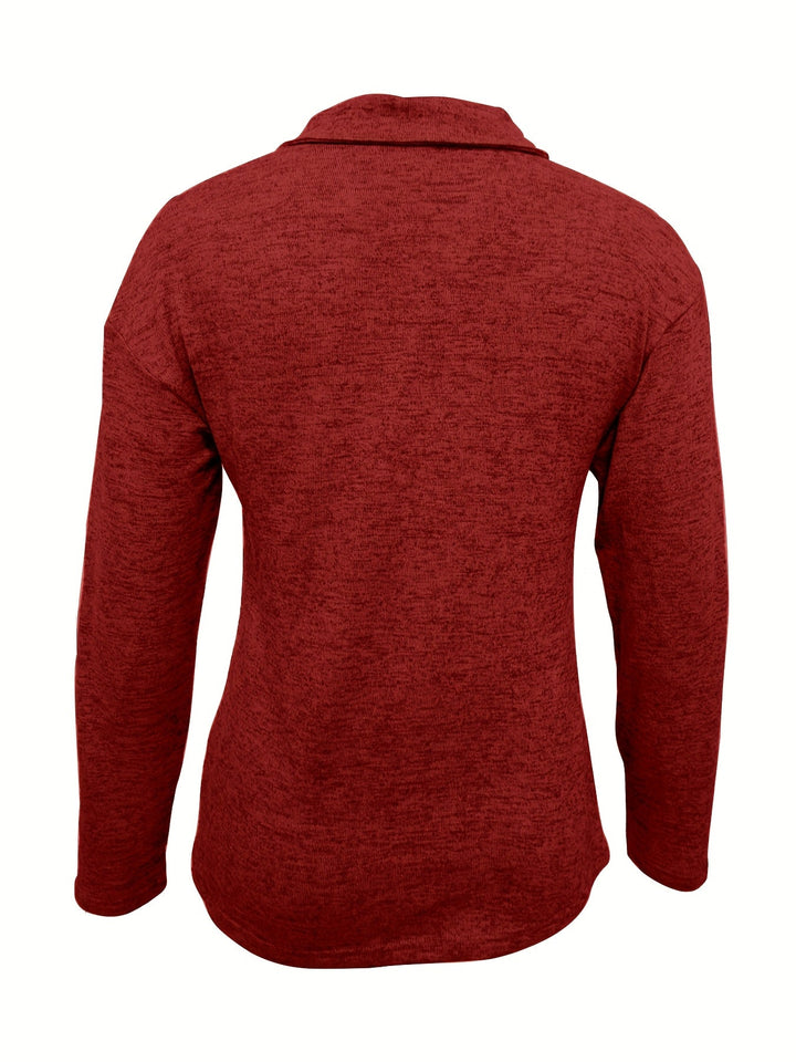 Zyara™ Zip Collar Pullover